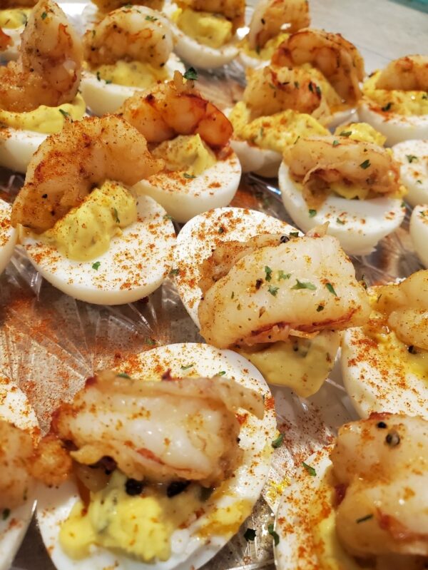 Shrimp Deviled Eggs